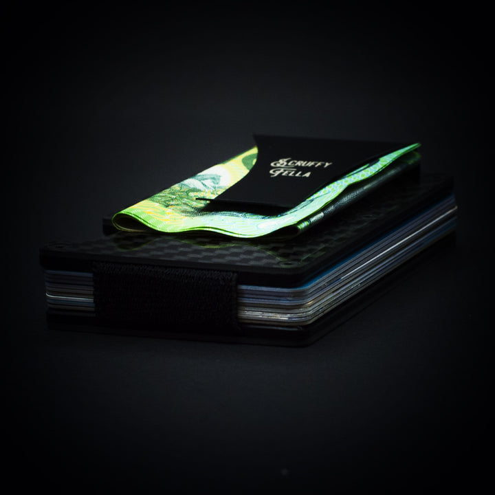 Scruffy Fella Accessories Carbon Fibre Minimalist Wallet