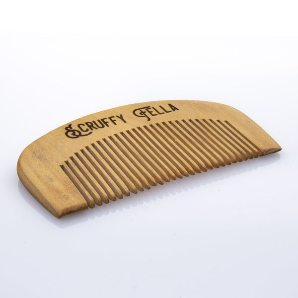 Scruffy Fella Wood Comb